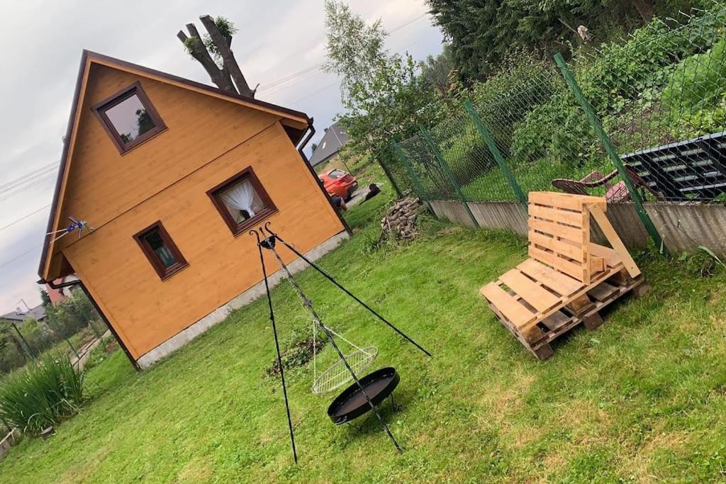 „ Lawendowy zakątek”/„Lavender cottage” in Żywiec Buitenkant foto